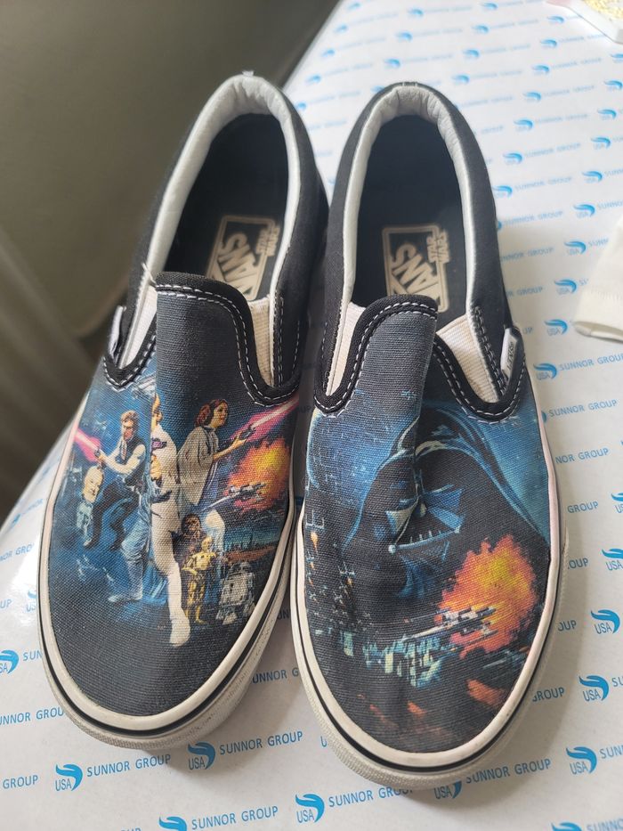 Vans slip on star wars