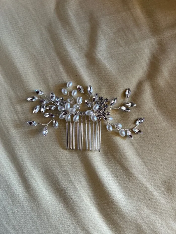 Peigne cheveux mariage