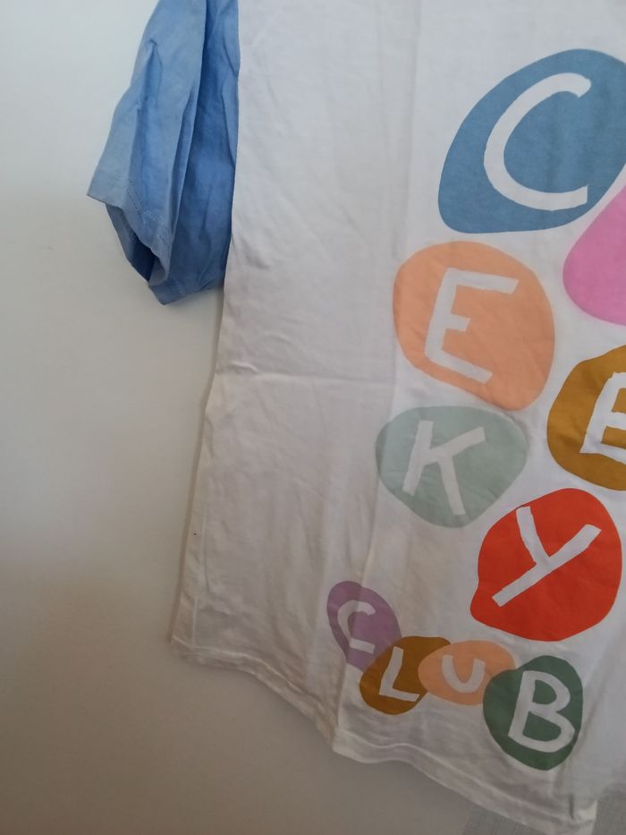 Tee-shirt Kiabi blanc et multicolore - photo numéro 2