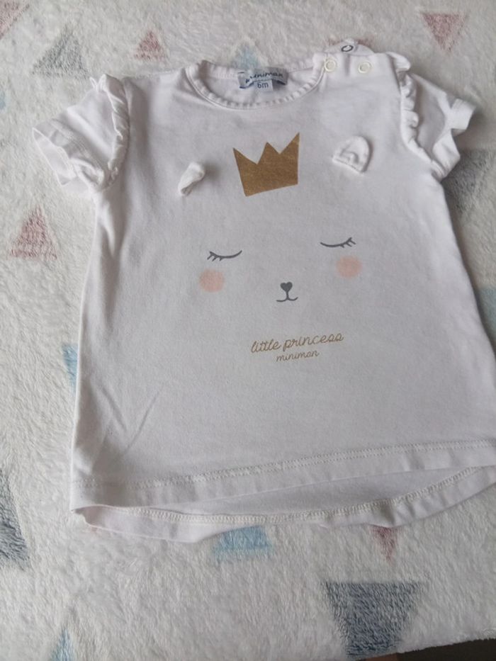 T-shirt little princesse - photo numéro 2