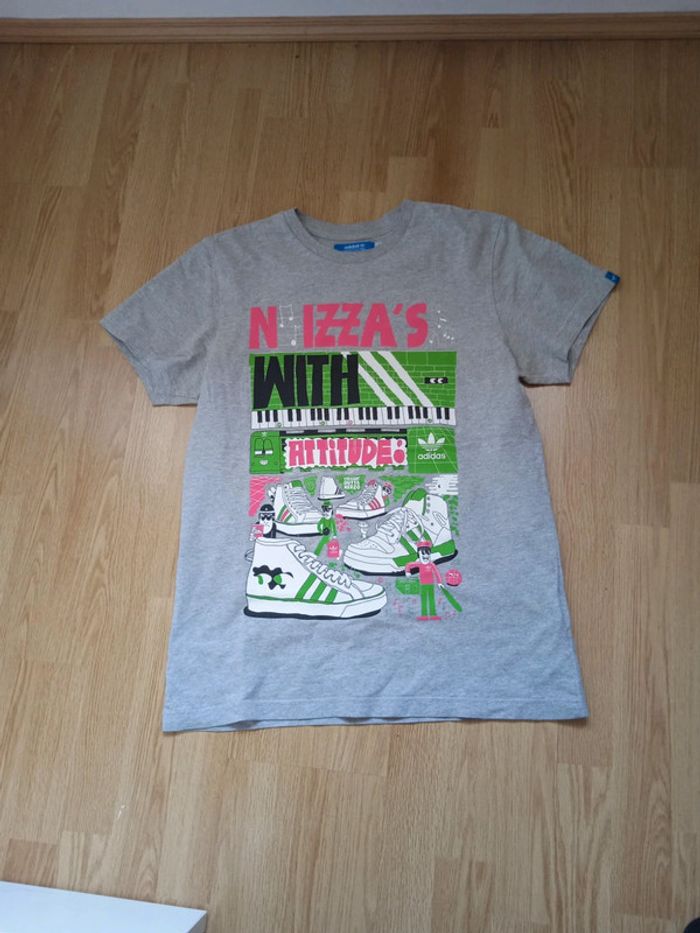 Tee shirt Adidas Imprimé Garçon en M - photo numéro 2