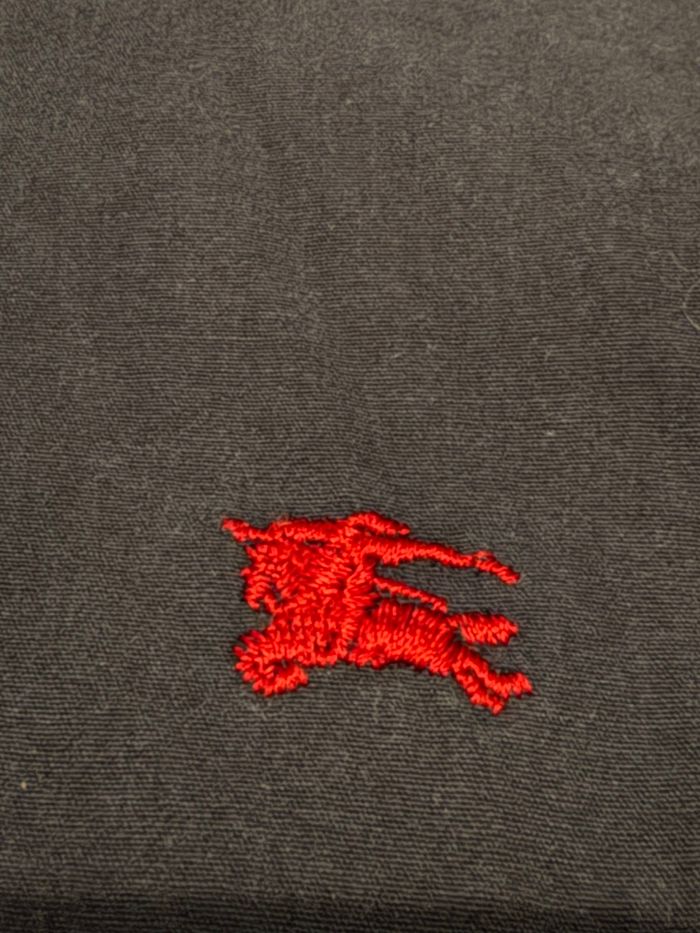 Chemise Burberry Taille M Homme Coton Bleu Marine - photo numéro 2