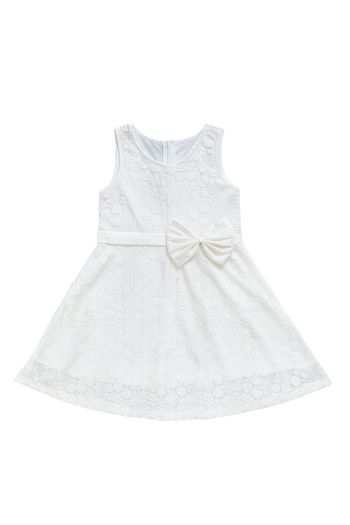 Robe en dentelle jaune