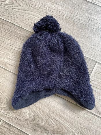 Bonnet grain de blé, bleu nuit 1 an