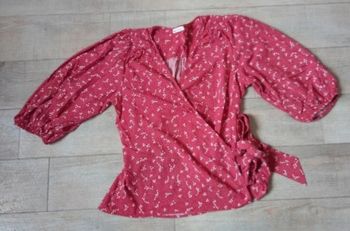 Blouse cache cœur