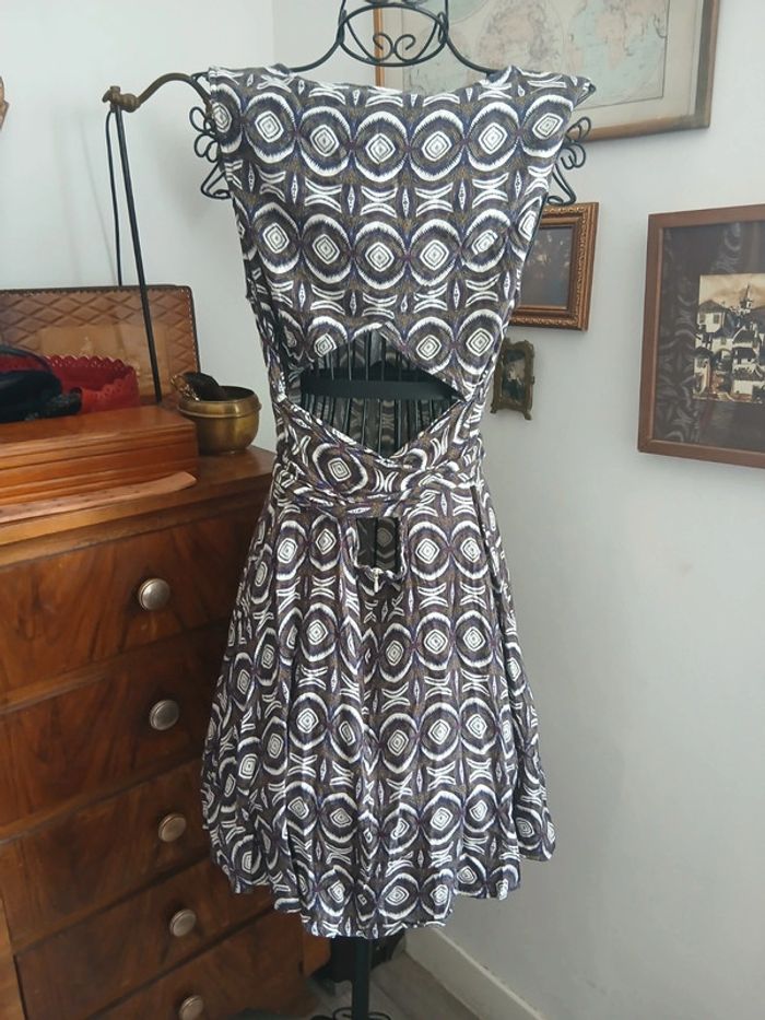 Robe courté d'été dos nu Ethnique Chic - photo numéro 6