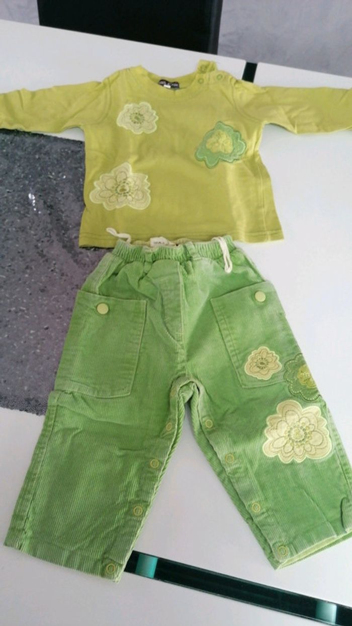 Ensemble Tee-shirt pantalon 12mois