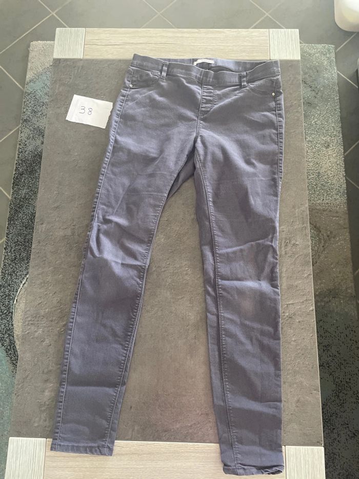 Jegging camaïeu gris bleu