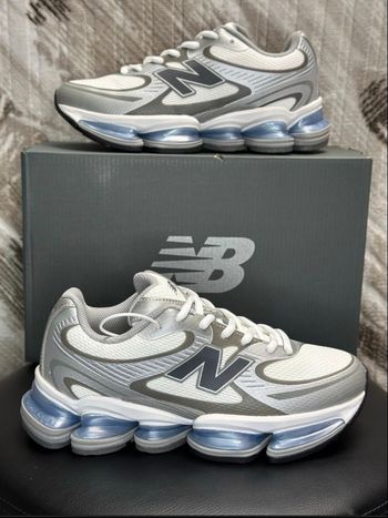 New balance p2000 gris blanc 38