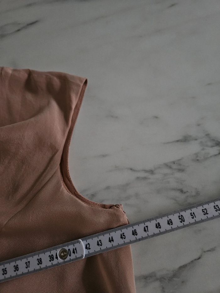 Max Mara blouse beige/rosée taille M - photo numéro 12