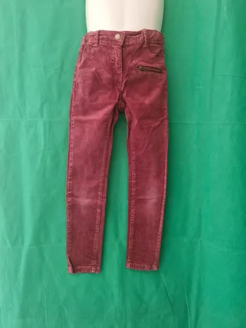 Pantalon jeans skinny en velours 7 ans 120-125 cm Kiabi