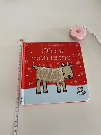 Livre carton à toucher Où est mon renne?