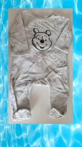 Pyjama chaud velours Disney 3 mois winnie