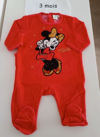 Pyjama Minnie Disney 3 mois