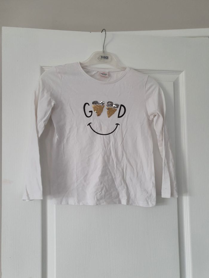 T-shirt ML fille Tao 6/8 ans LC1 - photo numéro 2