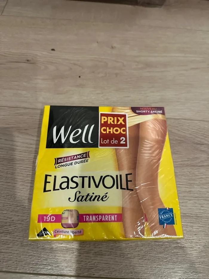 Lot de 2 Collants Well Elastivoile Satiné