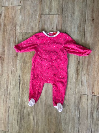 Pyjama tissaia rose cœurs 3M