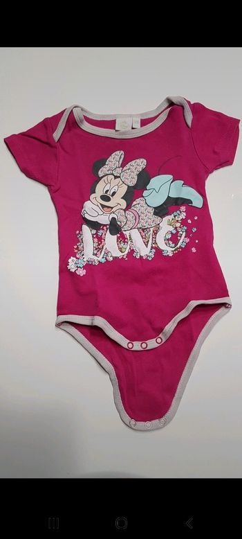 Body Minnie taille 12mois