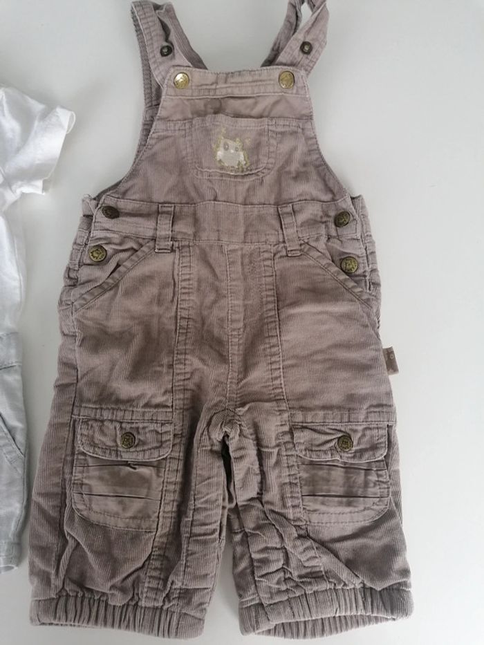 Lot 1 salopette et 1 combishort T 3 mois 👶garçon - photo numéro 8