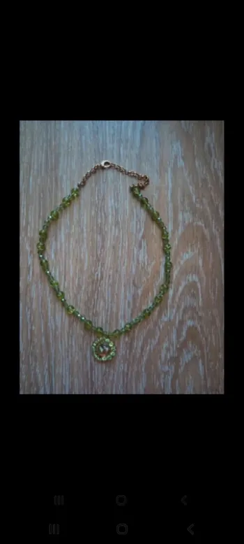 Collier fantaisie vert