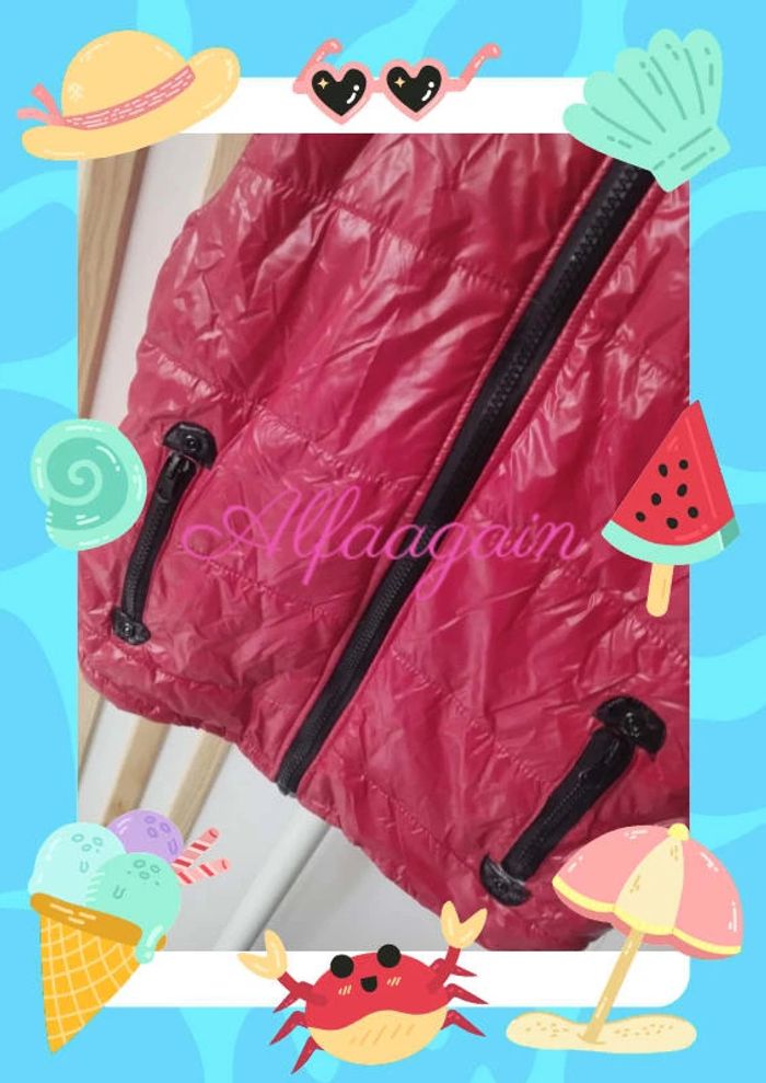 Blouson sans manches rouge 6/8ans - photo numéro 7