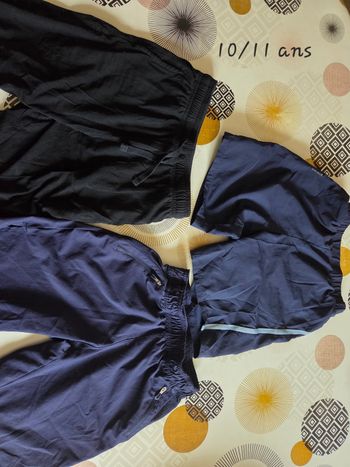 Lot 3 Short de sport 10/11 ans