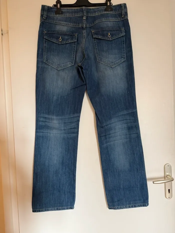 Jean droit en très bon état taille 42 bleu Jules - photo numéro 5