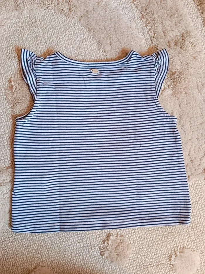 T-shirt marinière Cyrillus 2-3 ans - photo numéro 8