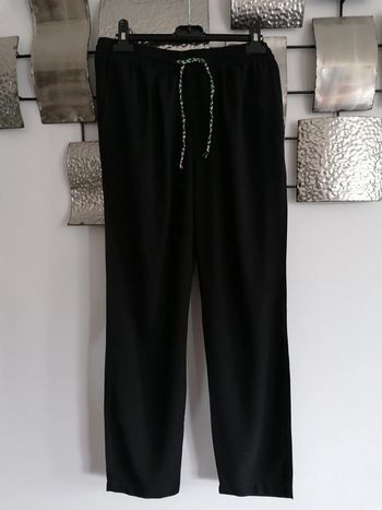 Pantalon à enfiler noir Camaïeu taille 38
