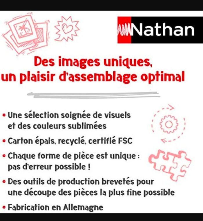 Lot de 3 puzzles Pat'patrouille, Franklin et licorne de Nathan en 30 et 45 pièces - photo numéro 7
