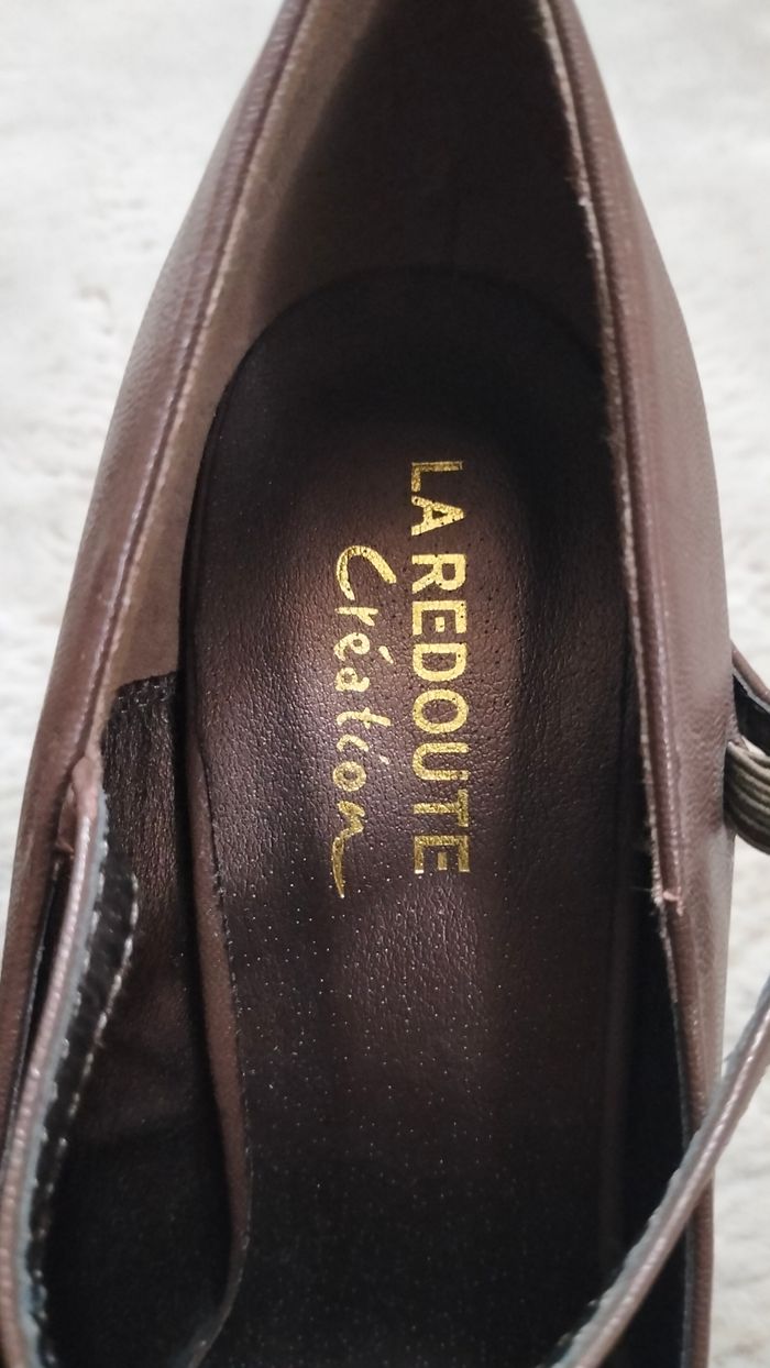 Escarpin marron femme La Redoute - photo numéro 6