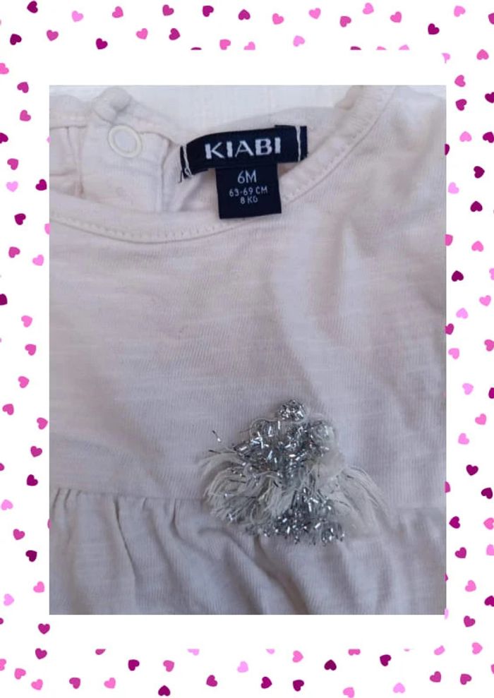 Tee shirt 6 mois Kiabi - photo numéro 2