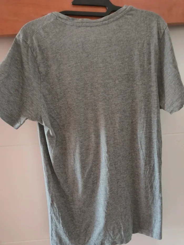 Tee shirt Core By Jack&Jones gris imprimé - photo numéro 3