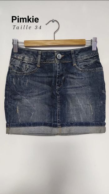 Mini jupe en jean Denim Pimkie Taille 34