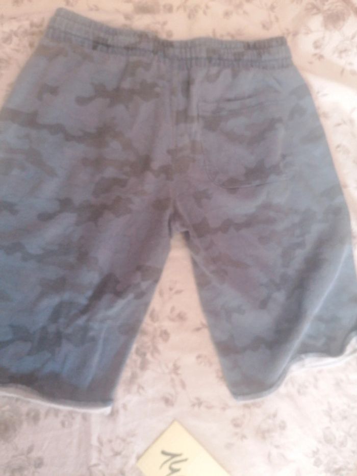 Short camouflage bleu coton 14 ans - photo numéro 4