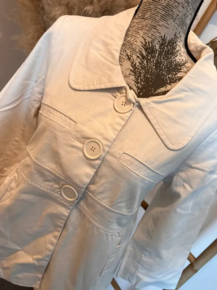 Veste légère blanche - photo numéro 2