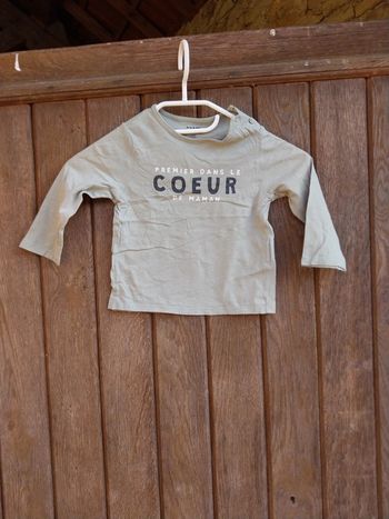 Tee-shirt manche longue 18 mois bébé garçon