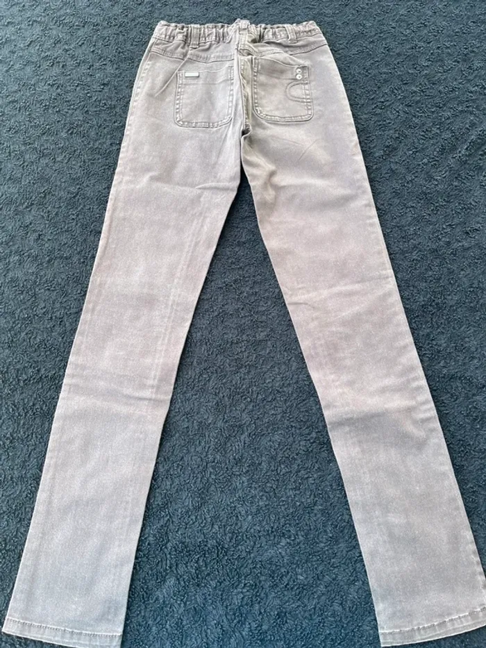 Jeans slim marron - photo numéro 4