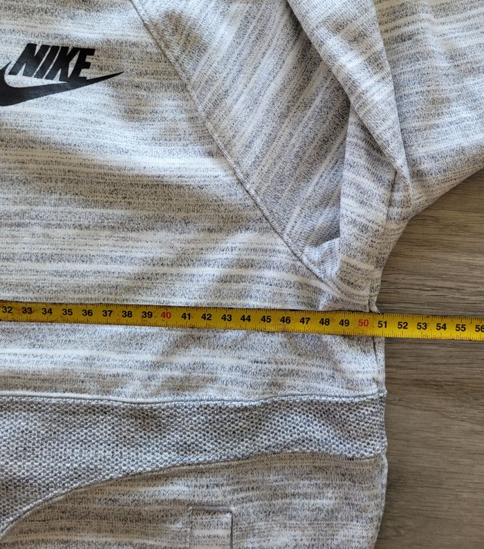 Veste grise zippée, col cheminée, NIKE Taille M/L - photo numéro 8