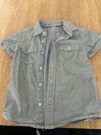 Chemise manche courte 3/4 ans