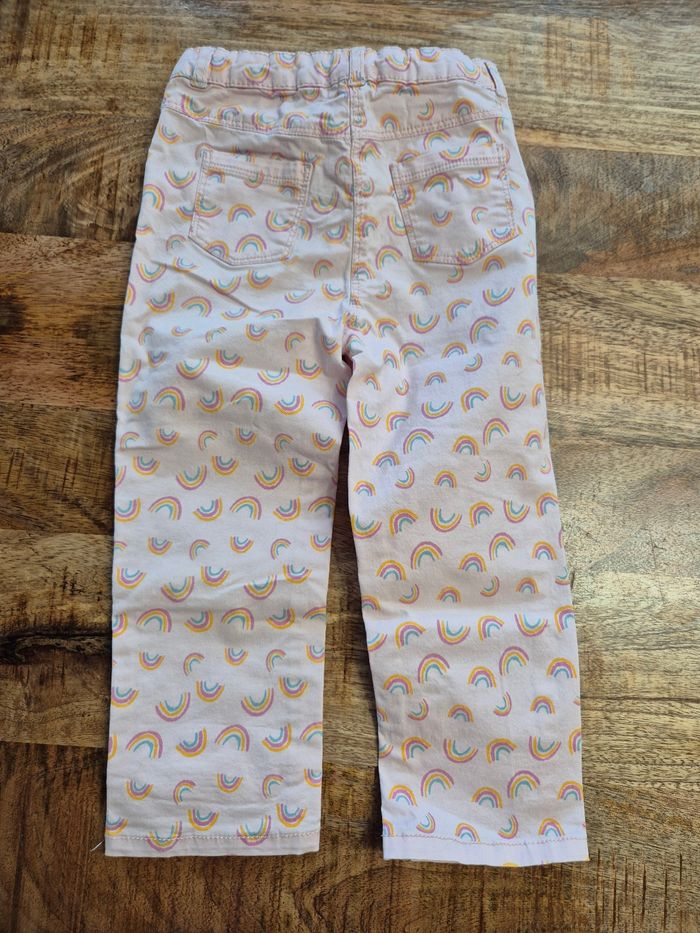Pantalon 36mois 92cm rose arc en ciel - photo numéro 5