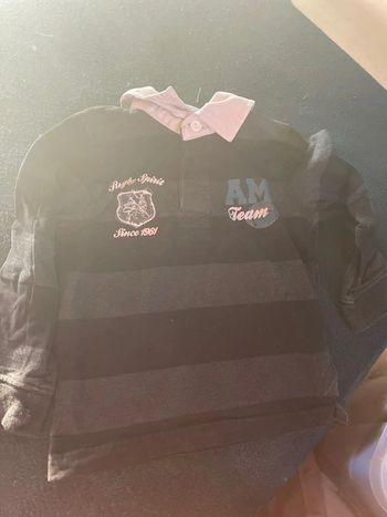 Polo garçon manches longues