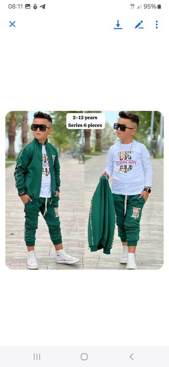 Ensemble 3 pièces burberry