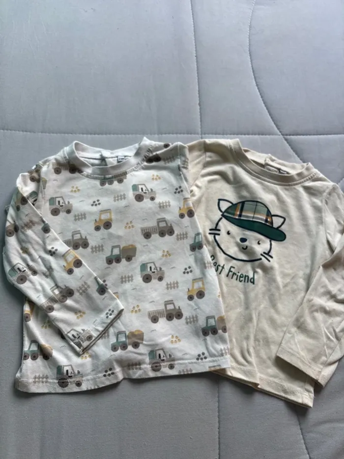 2 tshirts manches longues - photo numéro 2