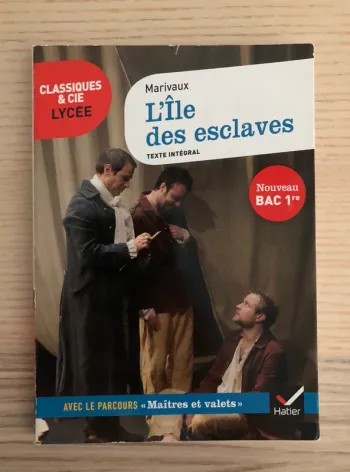 L'Île des esclaves, bac de 1ère