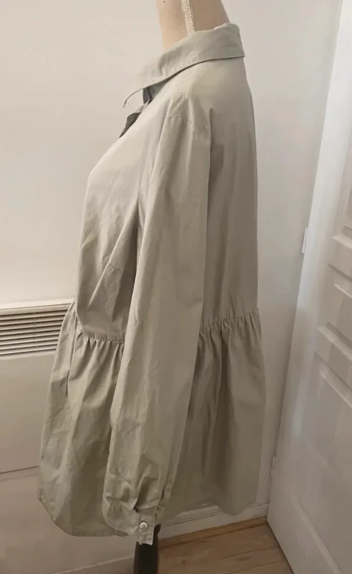 Asos chemise, longue femme, taille 42 beige - photo numéro 2