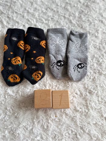 Lot de deux paires de chaussettes taille 21