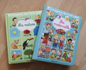 Lot de 2 livres L'imagerie des tout- petits