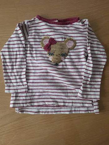 T-shirt petite souris 12 mois