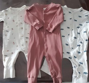 Lot 3 pyjamas légers mixtes